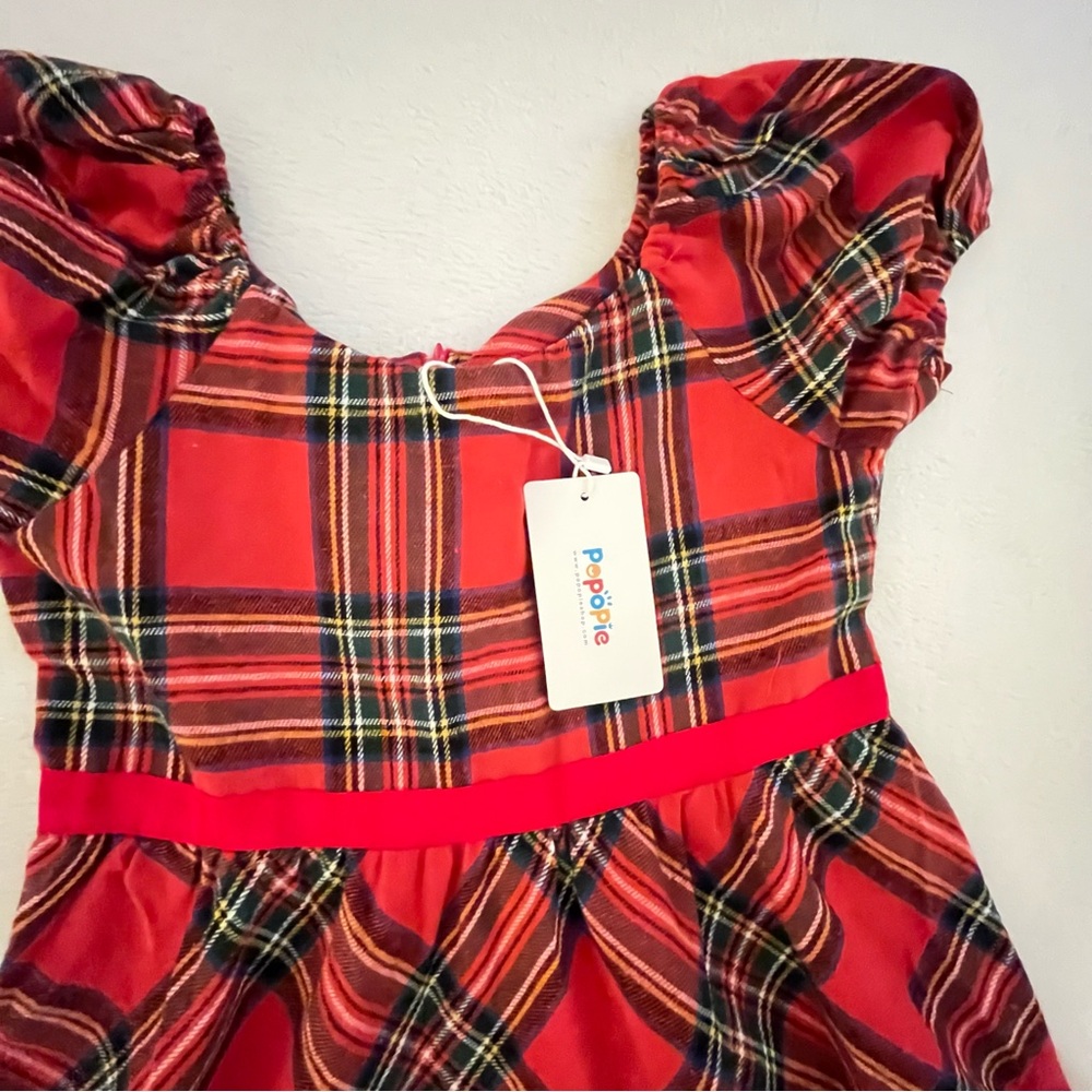 Christmas Plaid A-line Dress - Picture 5 of 9
